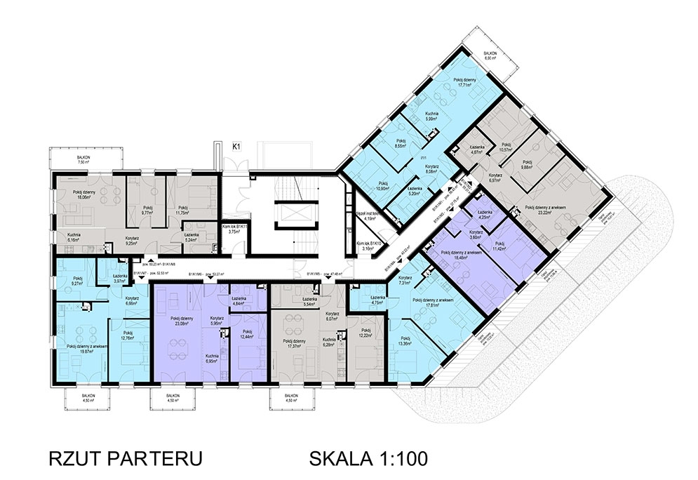 Osiedle Sarbinowska - Budynek B1- BUDYNEK SPRZEDANY - Parter