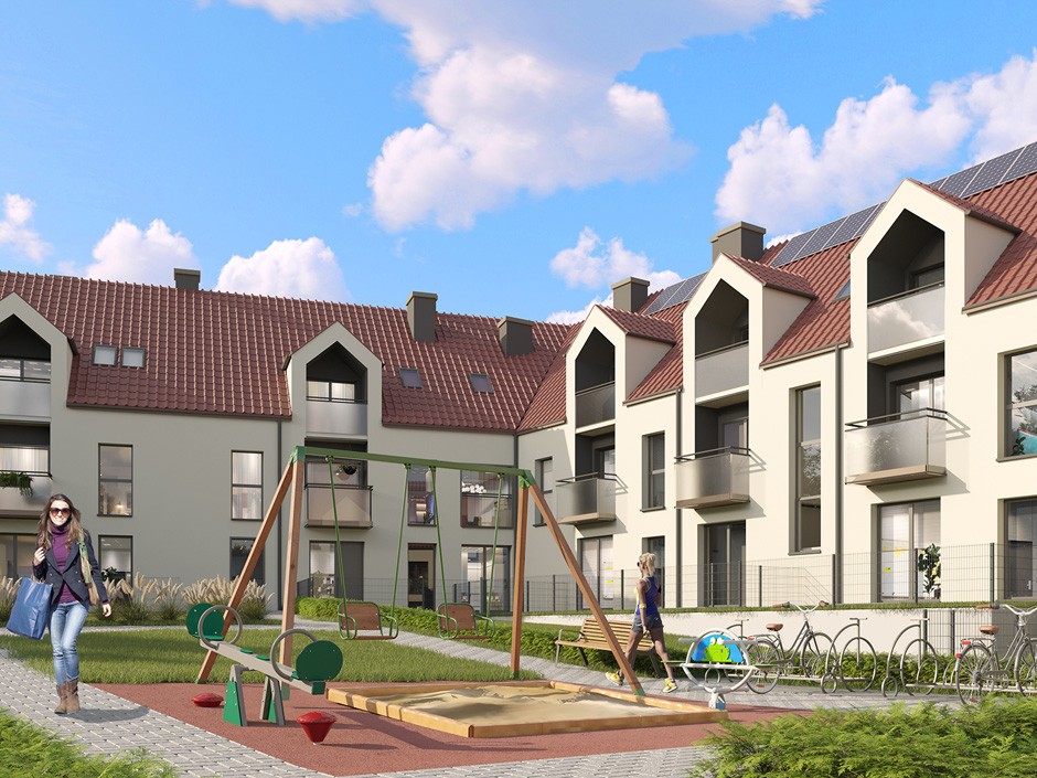 Wizualizacja inwestycji Kwiatowa