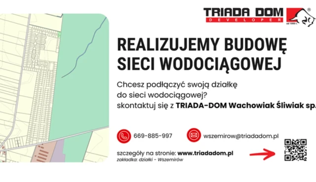 Wszemirów - wykonanie sieci wodociągowej