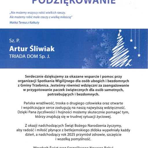 Spotkanie Wigilijne - Artur Śliwiak